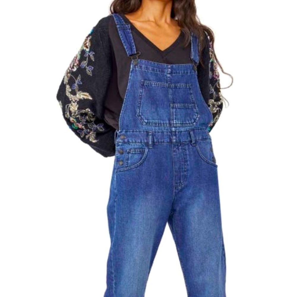 Free People Ziggy denim overalls